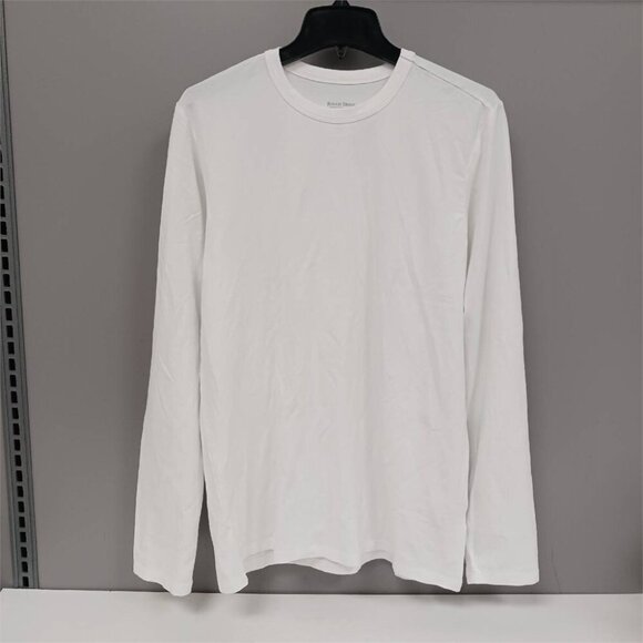 Men’s White Long Sleeve Dress Shirt Small NWT Button Up Office Formal Casual - Picture 2 of 5